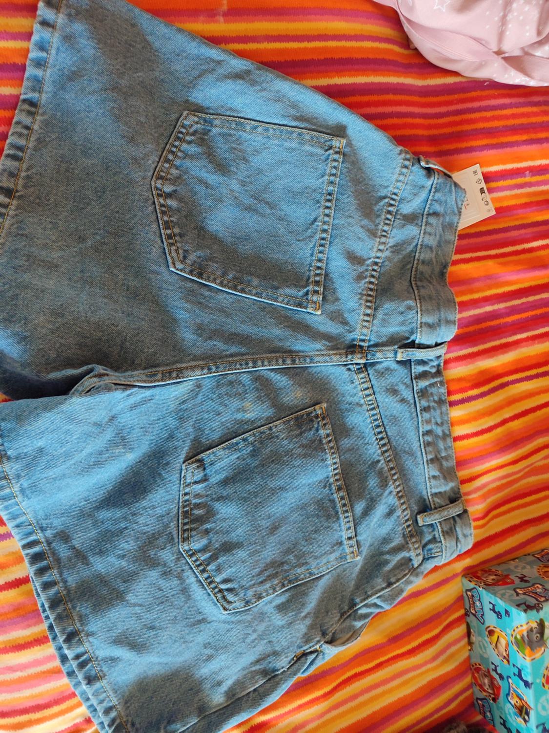 Z1975 DENIM BERMUDA SHORTS WITH DARTS - Image 4