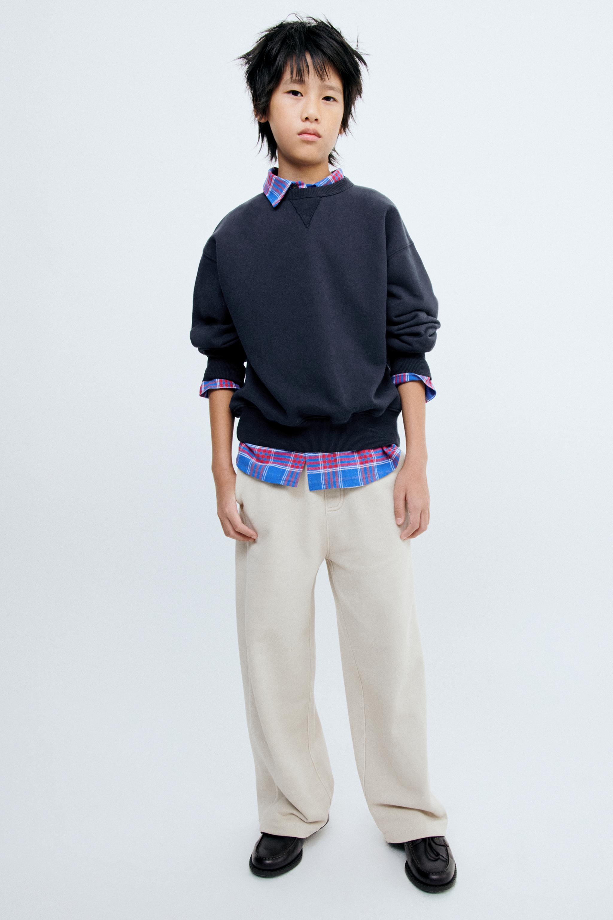 Детские брюки Zara STORIESZ - STRAIGHT FLEECE PANTS