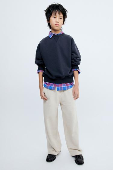 STORIESZ - STRAIGHT FLEECE PANTS — Ecru / Beige 2