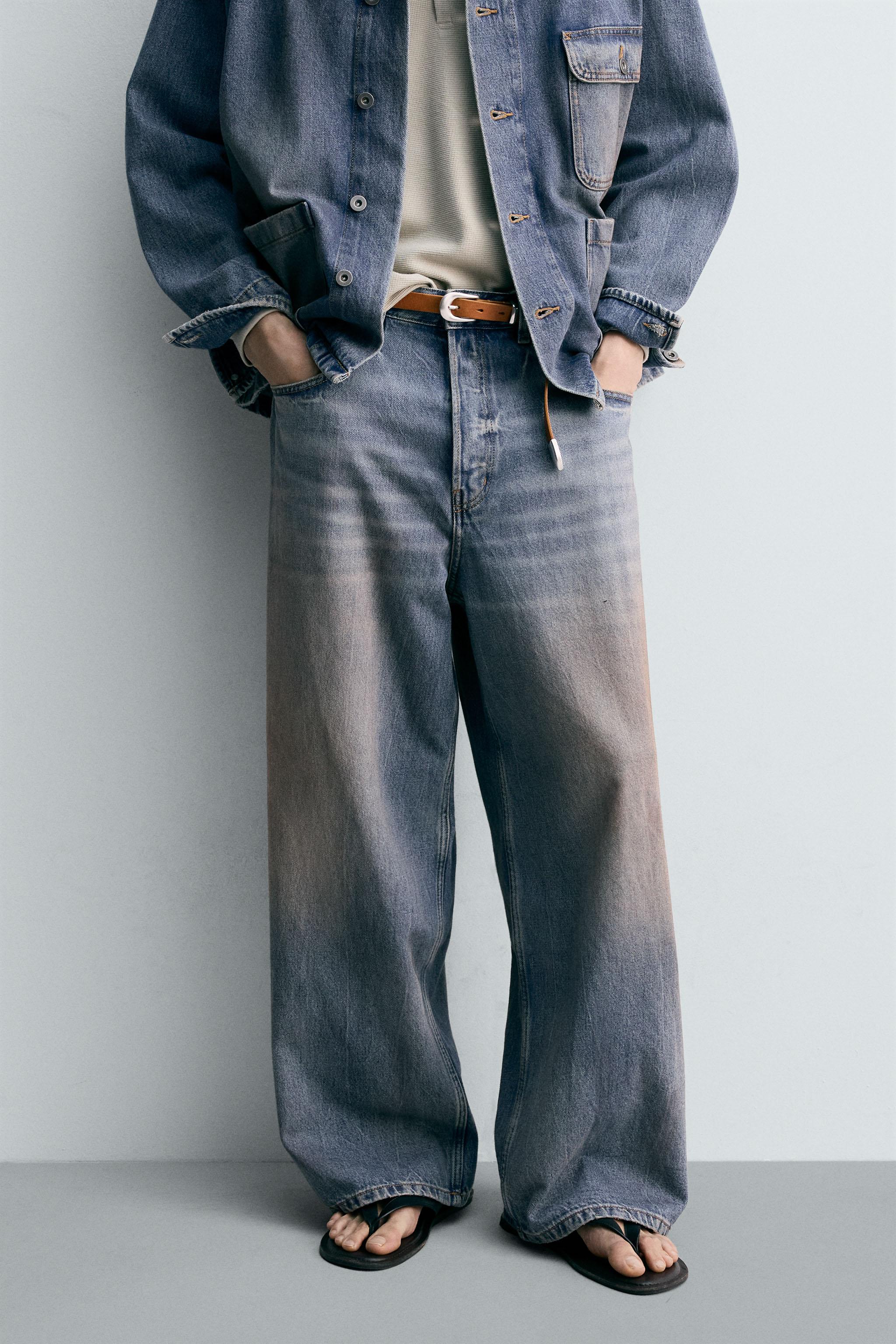 VINTAGE WASH BAGGY FIT JEANS