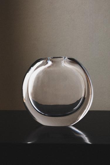 مزهرية زجاج على شكل فقاعة - شفاف الخاص بـ Zara