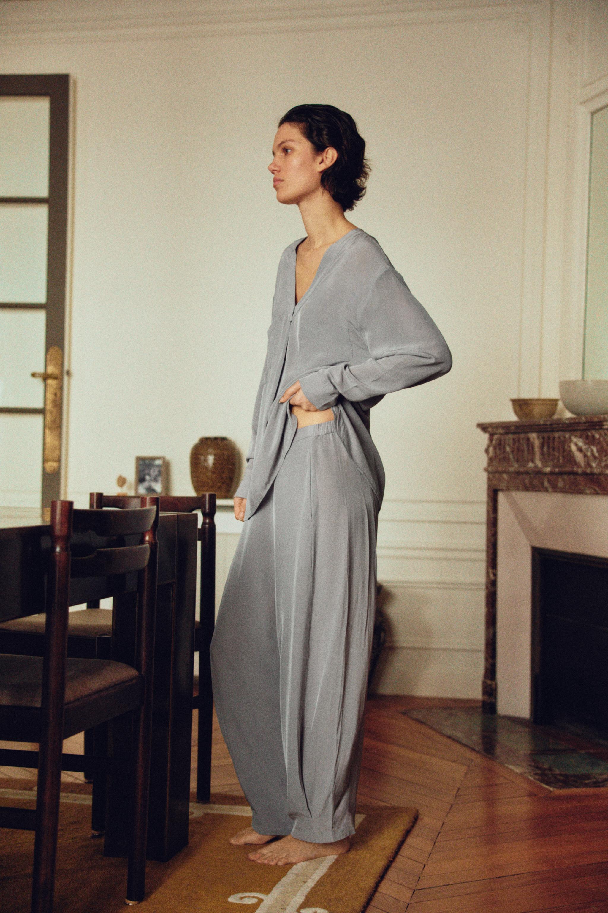 %100 VİSKOZ PİJAMA PANTOLON