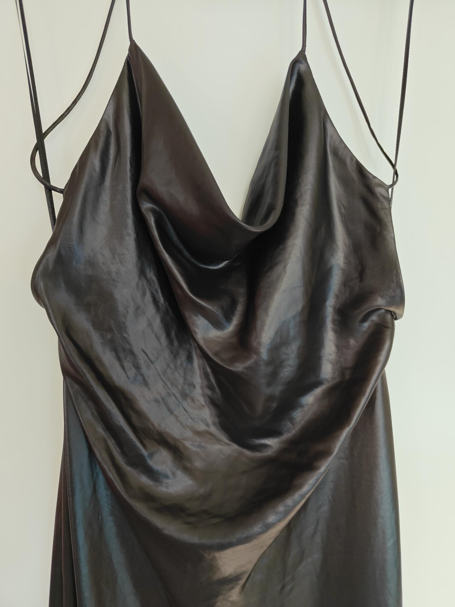FOIL SLIP DRESS