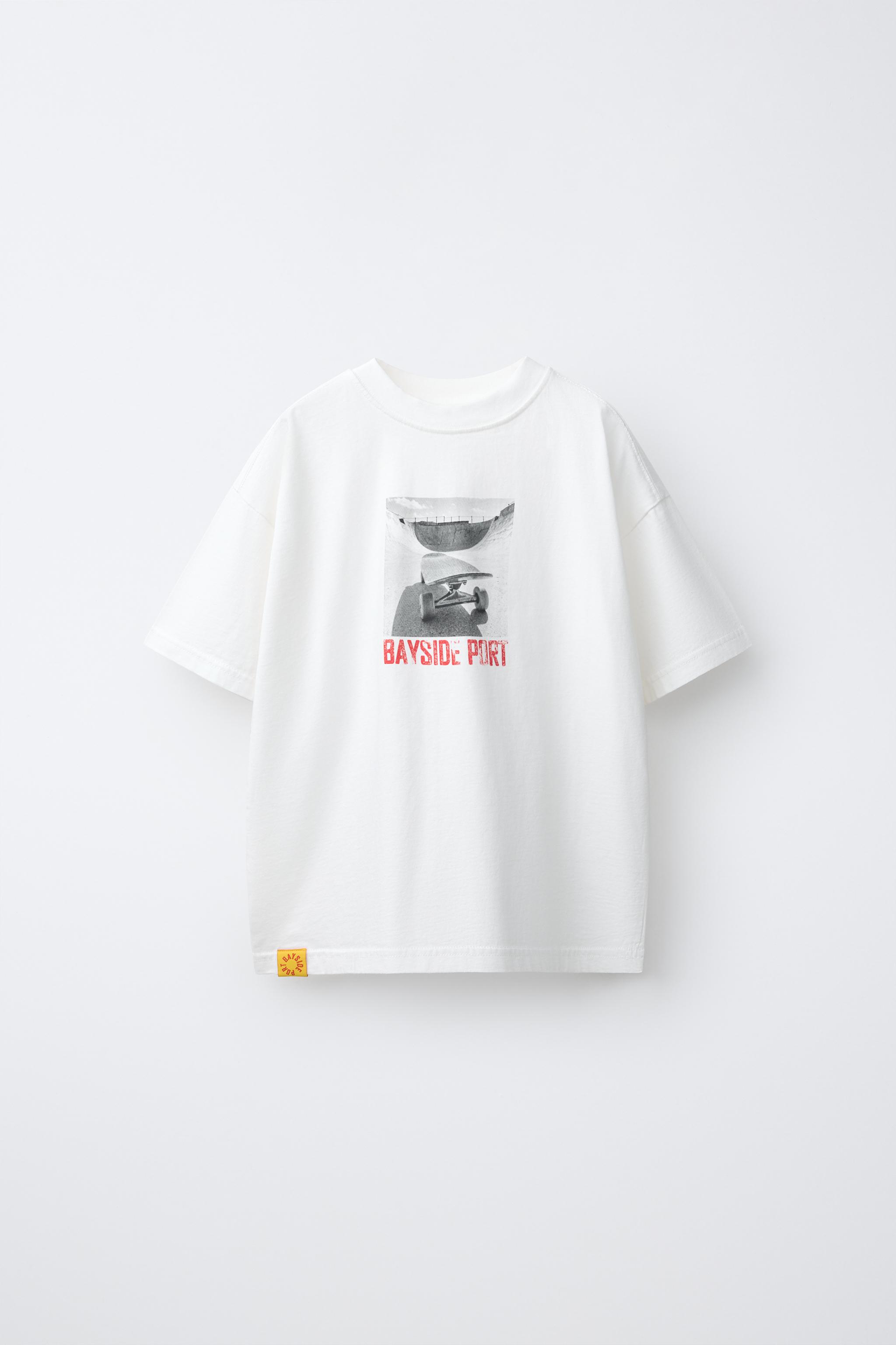 PHOTO PRINT T-SHIRT — White
