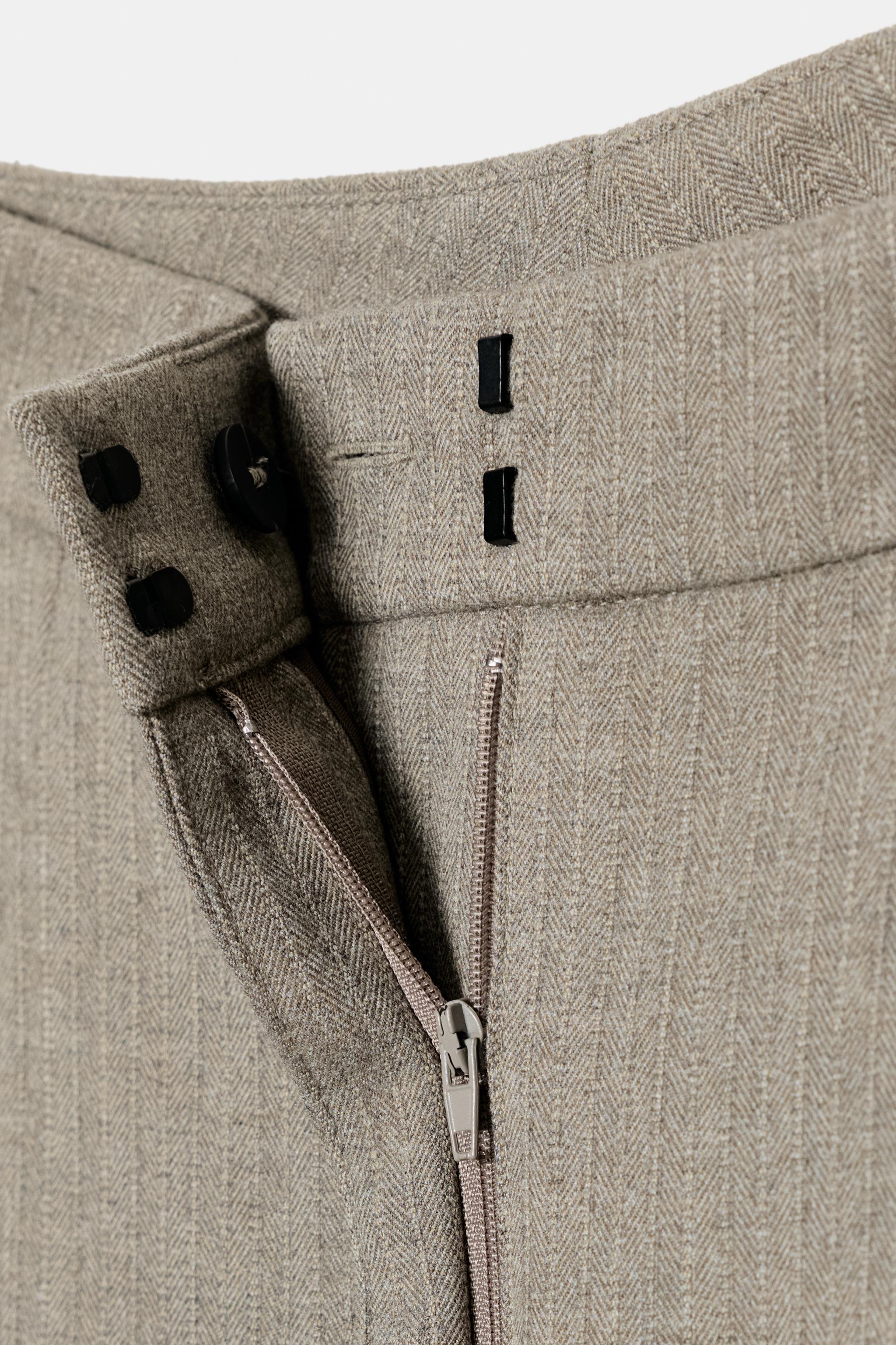 PANTALON BALLOON À CHEVRONS ZW COLLECTION