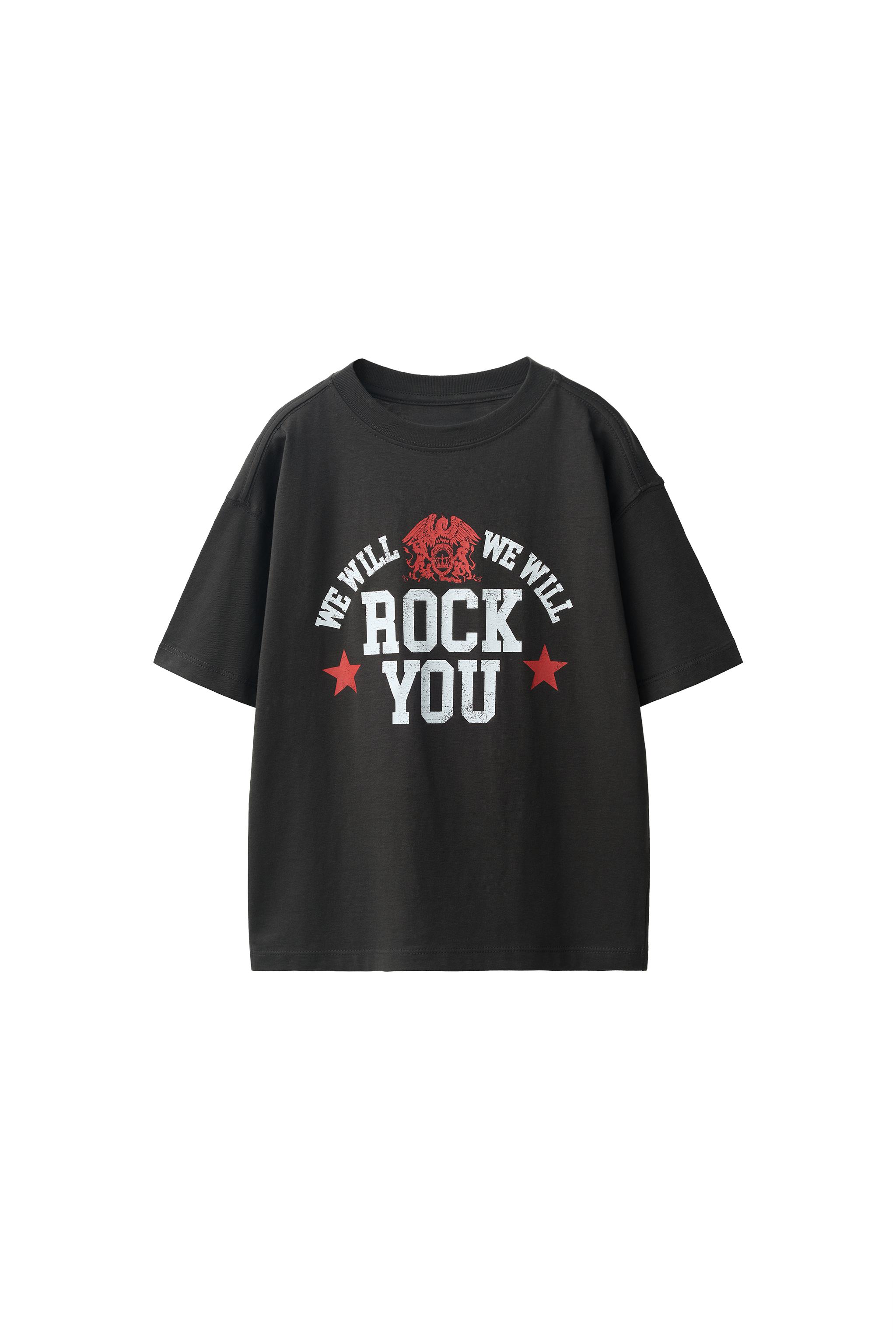 QUEEN© PRINT T-SHIRT - Dark anthracite | ZARA United States