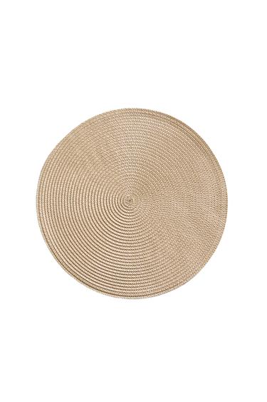 ROUND PLACEMAT (PACK OF 2) - Beige-brown by Zara