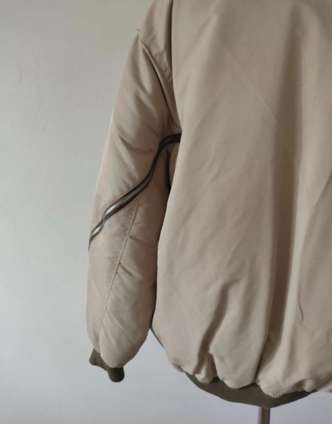 OVERSIZE NYLON BOMBER JACKET - Image 5