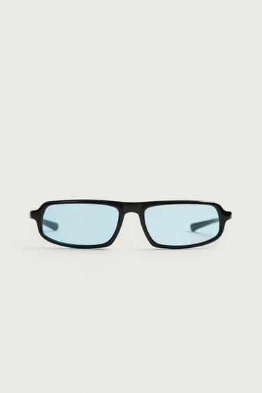 RECTANGULAR SUNGLASSES — Black 1