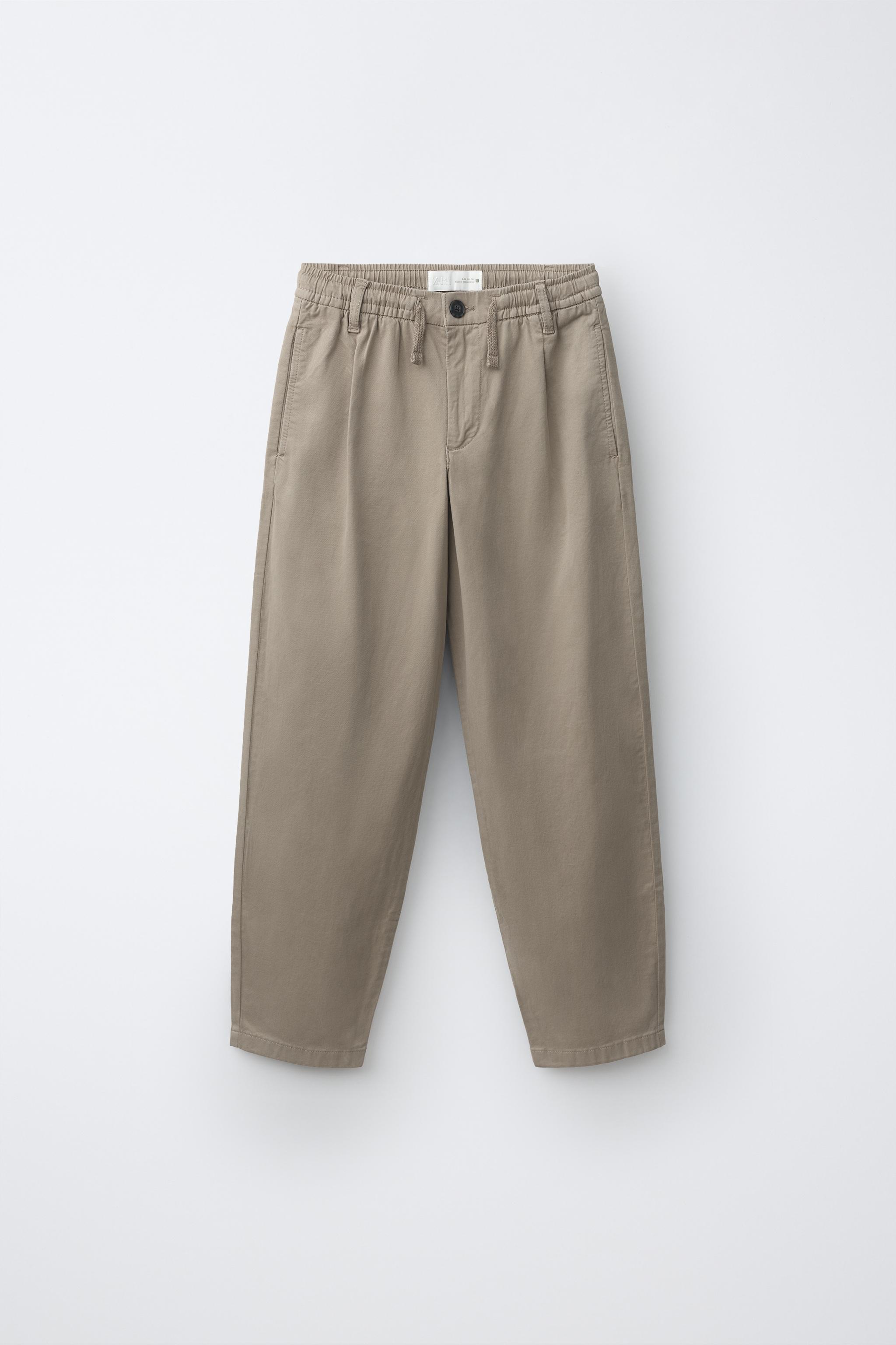 CHINO TROUSERS - Dark mink | ZARA South Africa