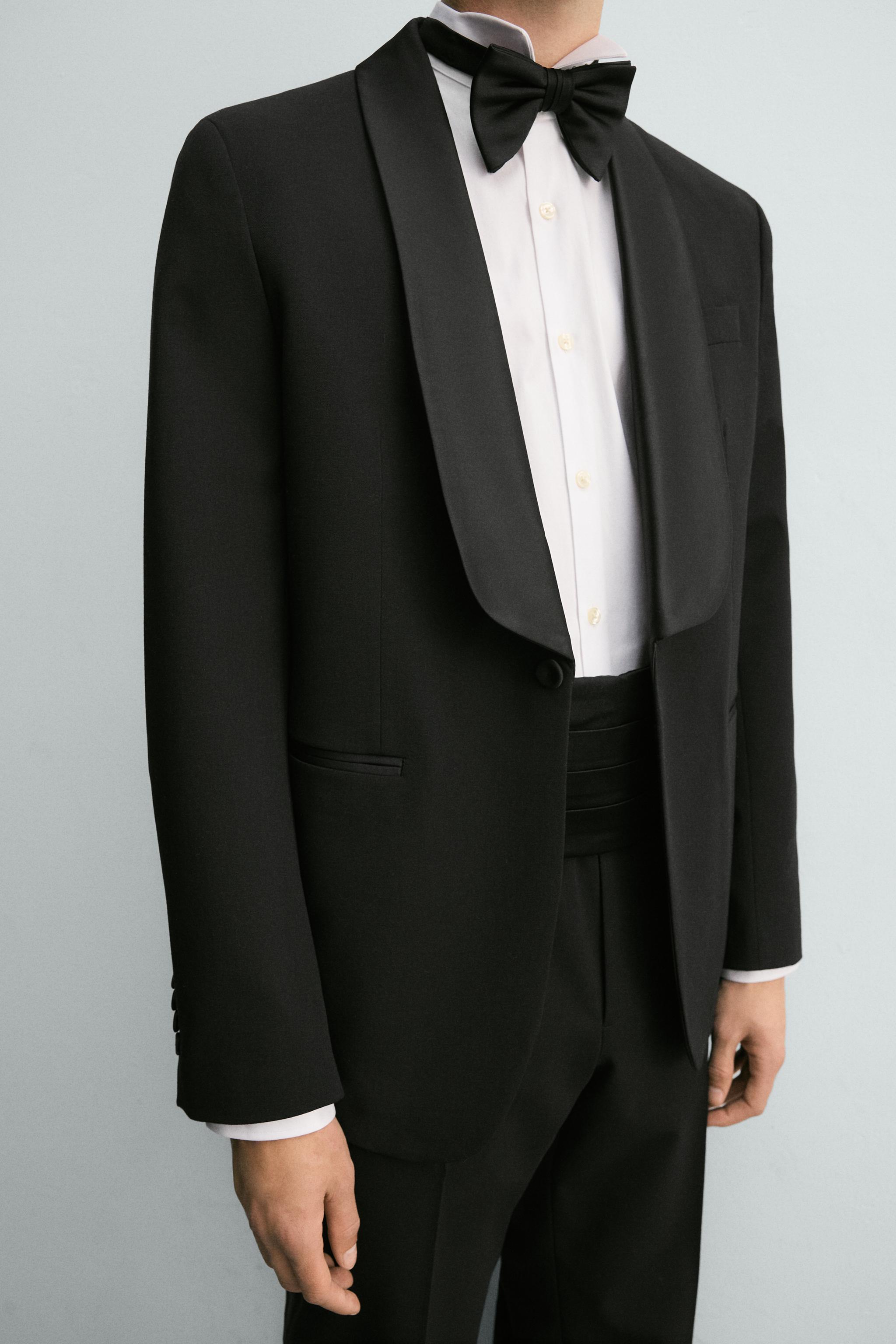 Мужские аксессуары Zara 100% SILK TUXEDO CUMMERBUND