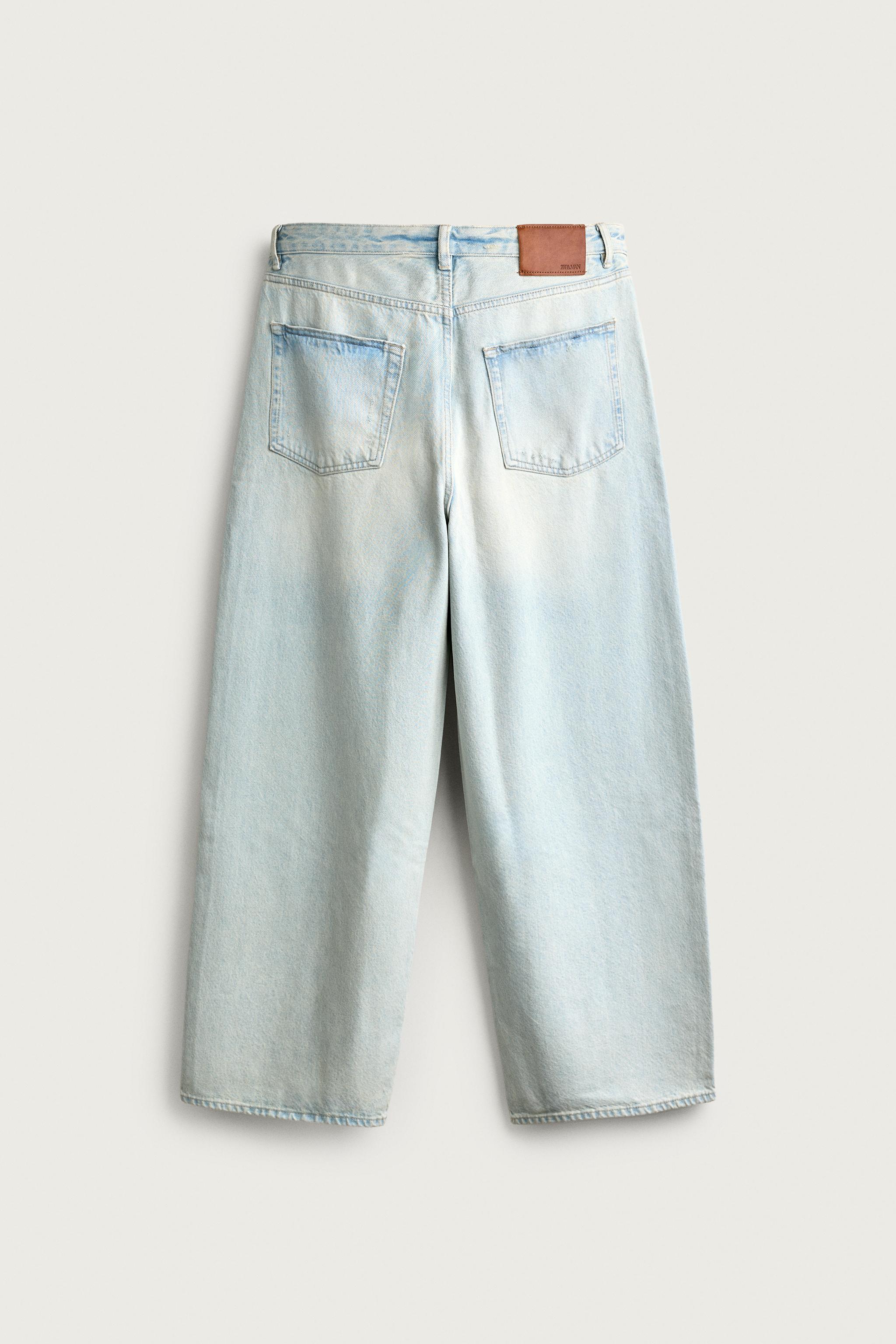 バギーフィットデニムパンツ - ブルー/グリーン | ZARA Japan / 日本