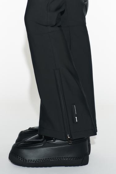 WATER-RESISTANT WINDPROOF RECCO® TECHNOLOGY SKI COLLECTION DUNGAREES - Black by Zara - Image 3