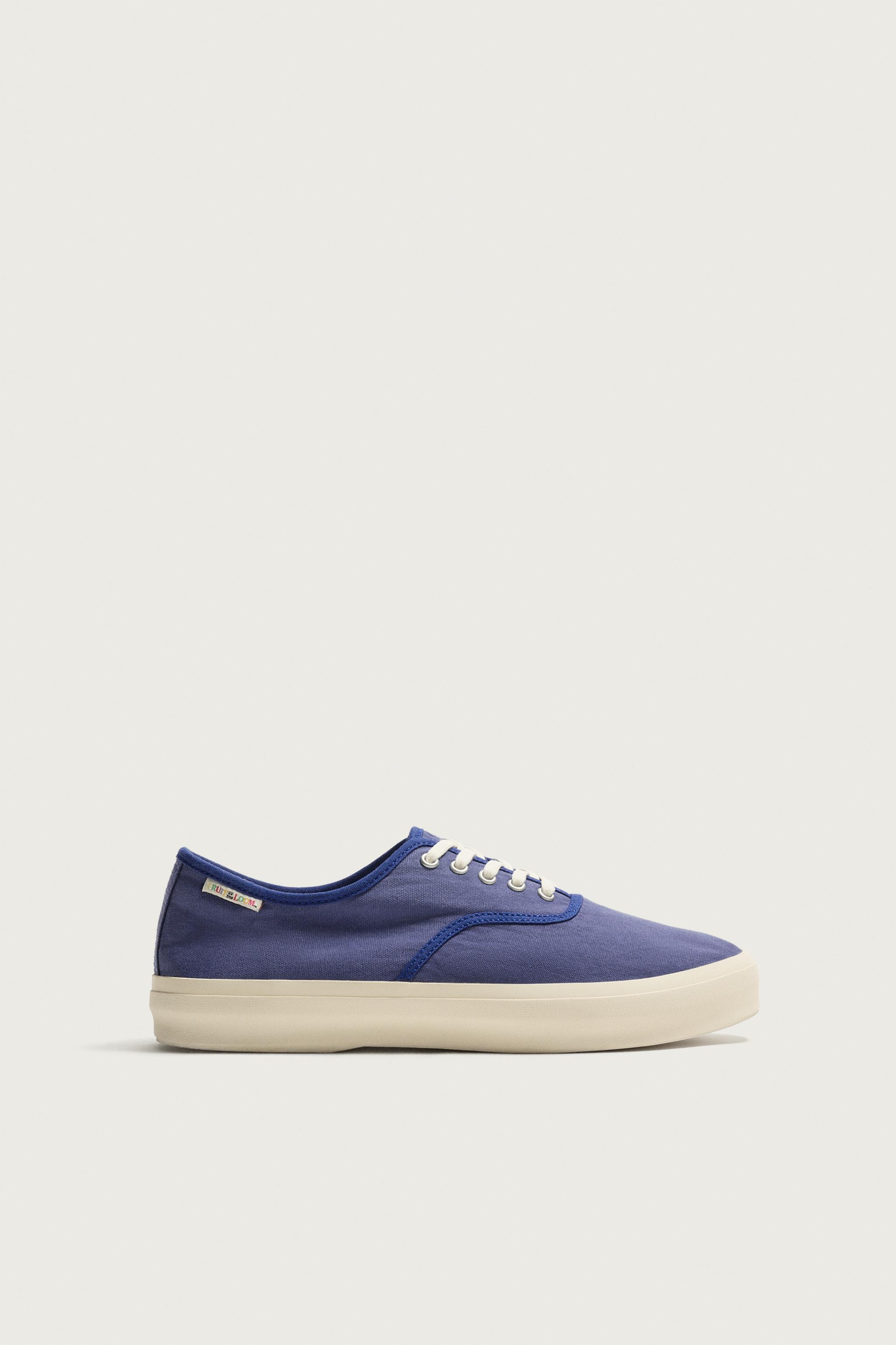 Zara FRUIT OF THE LOOM™ KUMAŞ SPOR AYAKKABI görsel 4