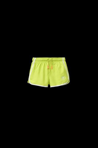 2-6 JAHRE/ BADE-BERMUDA MIT PALMENPRINT - Neongrün von Zara - Bild 0
