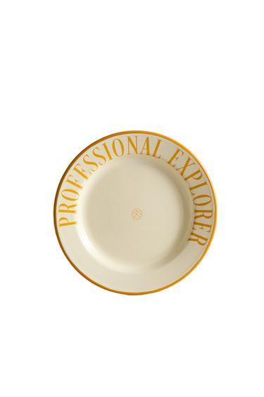 STEEL CAMPING PLATE - Yellow by Zara