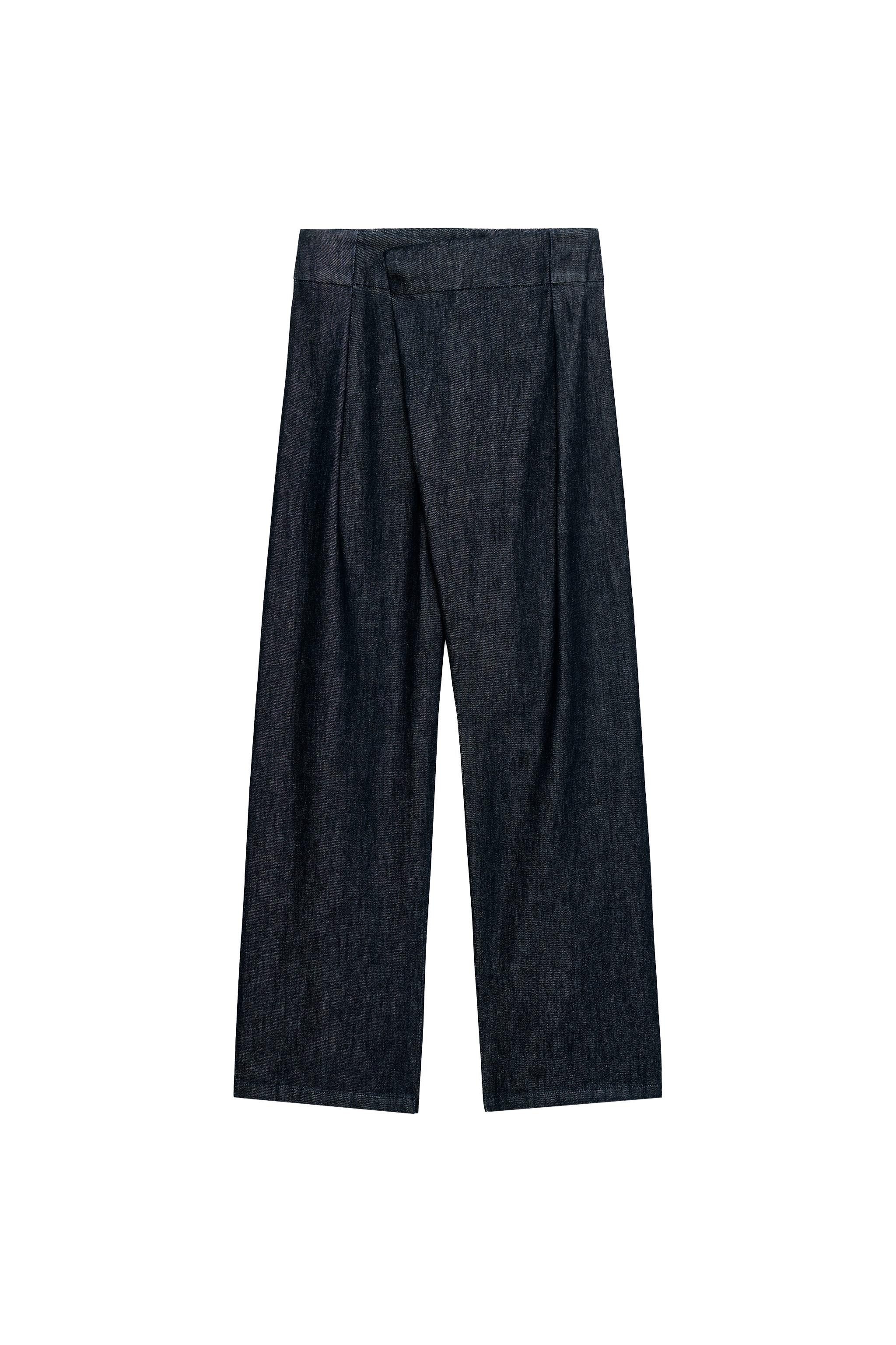 JEANS Z1975 WIDE LEG TIRO ALTO CINTURA CRUZADA