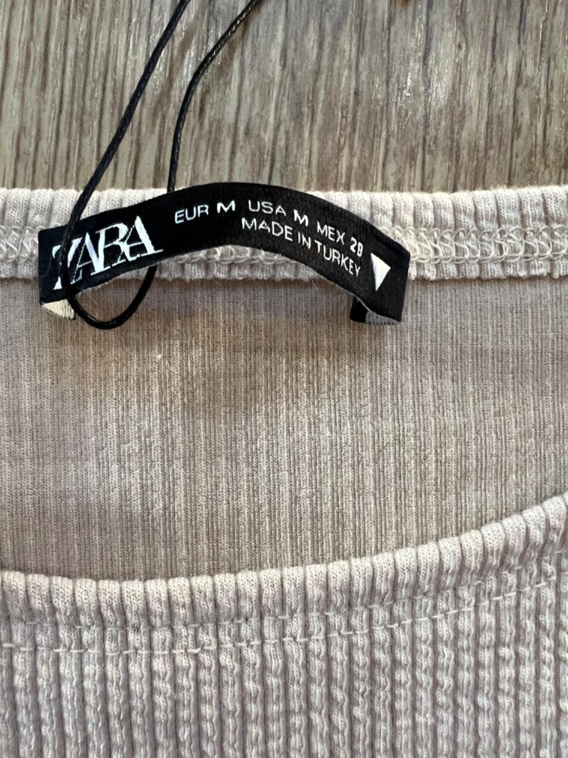 CROPPED STRETCH LONG SLEEVE TOP - Image 3