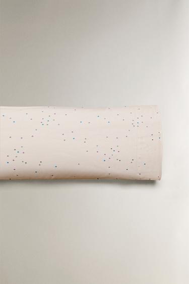 TAIE D’OREILLER ENFANT COTON ÉTOILES - Rose clair de Zara - Image 4