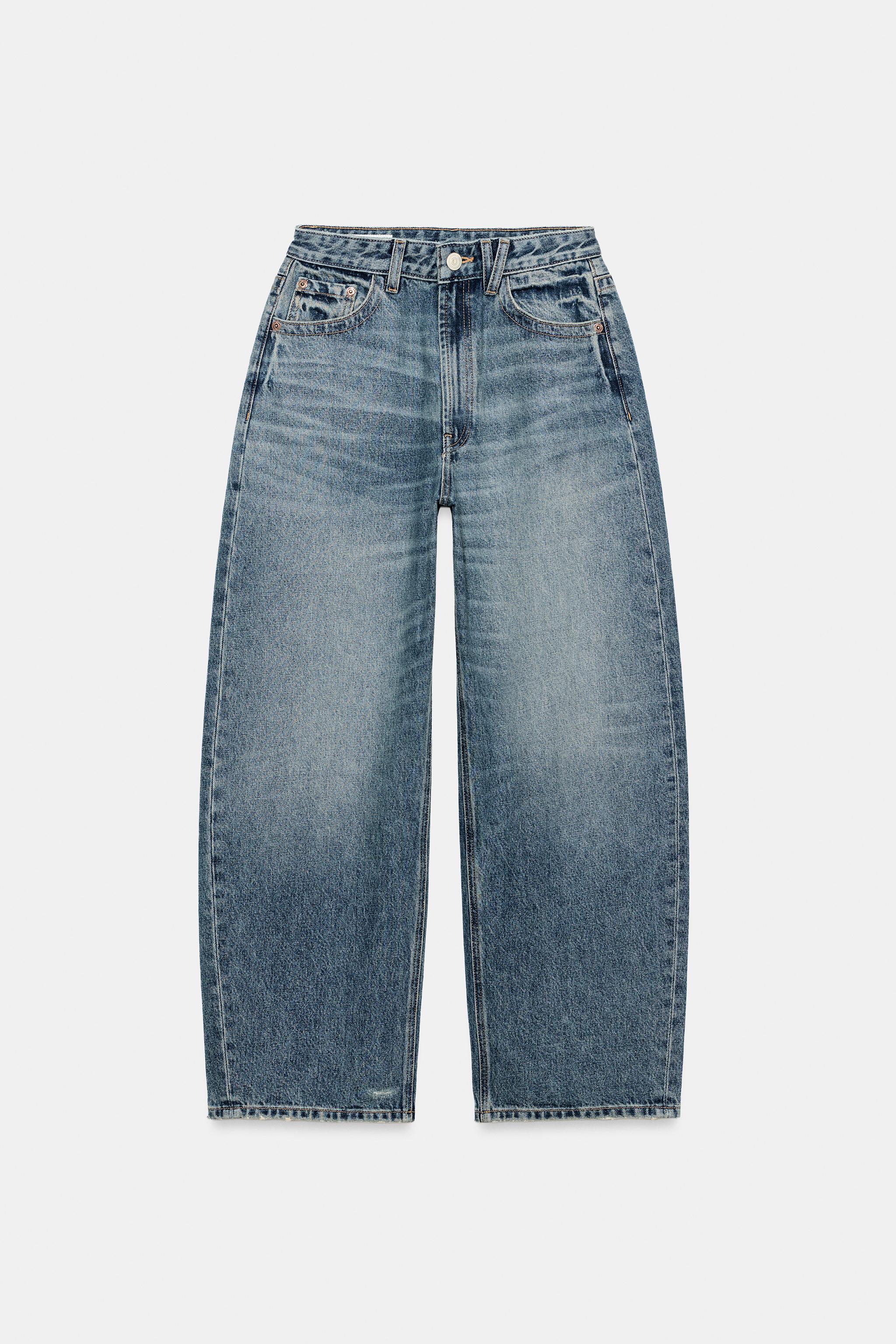 TRF MID-RISE BAGGY JEANS