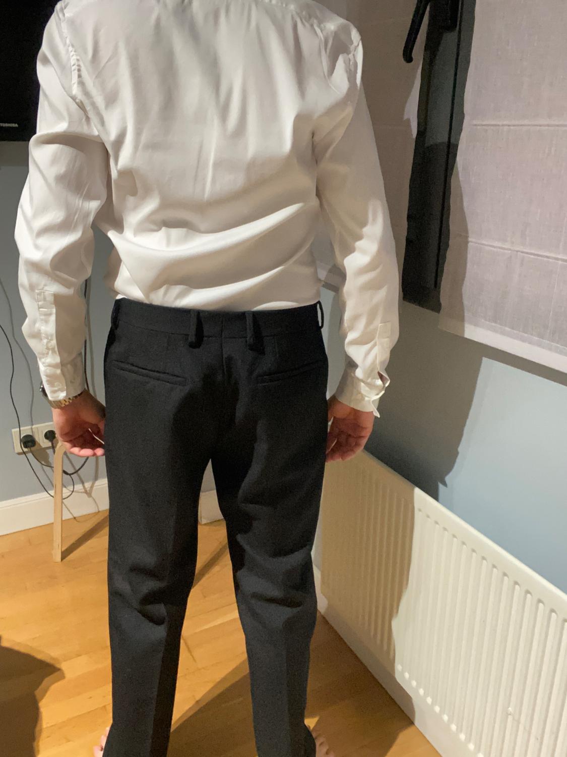 REGULAR FIT WOOL TROUSERS - Image 4