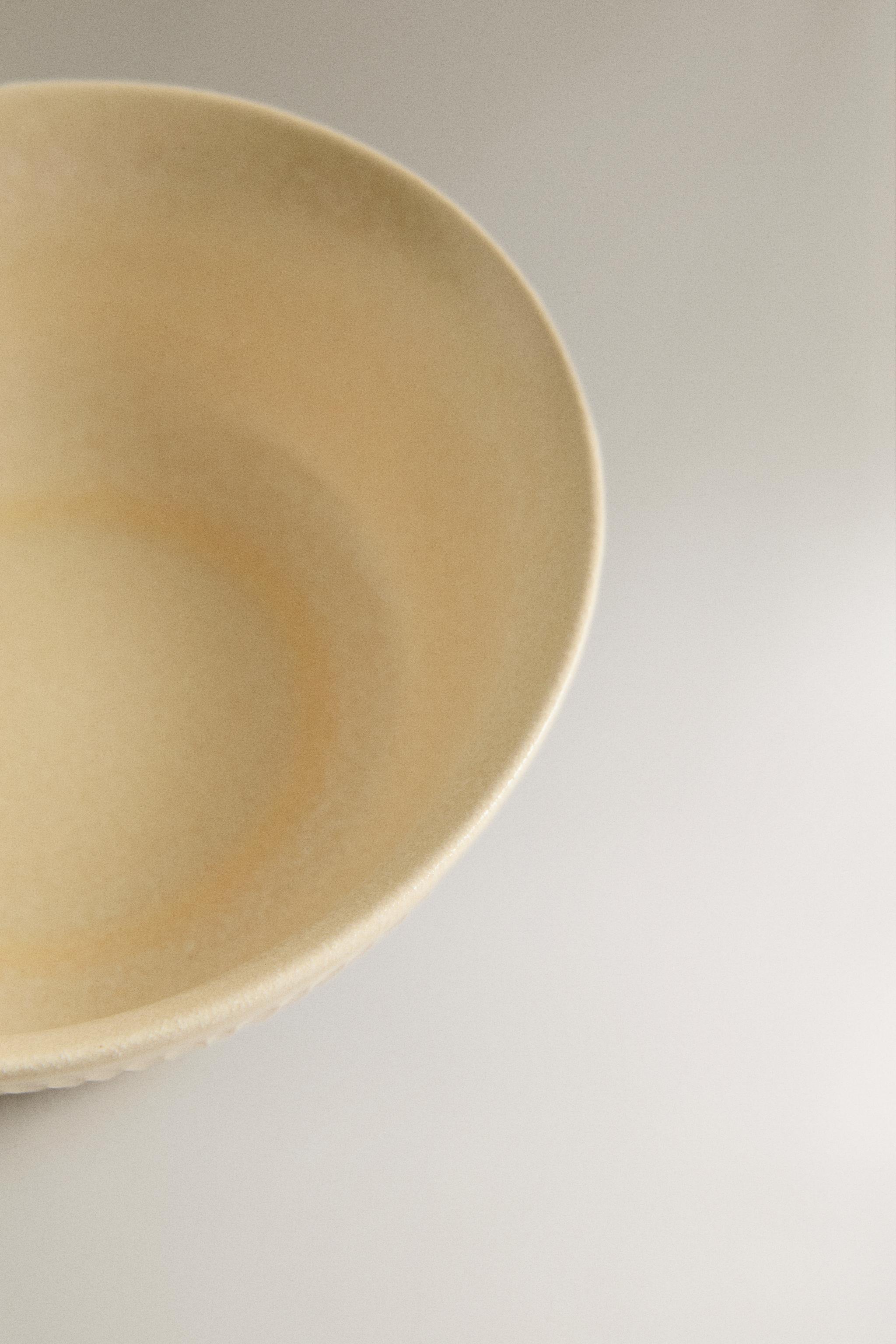 STRIPED STONEWARE BOWL