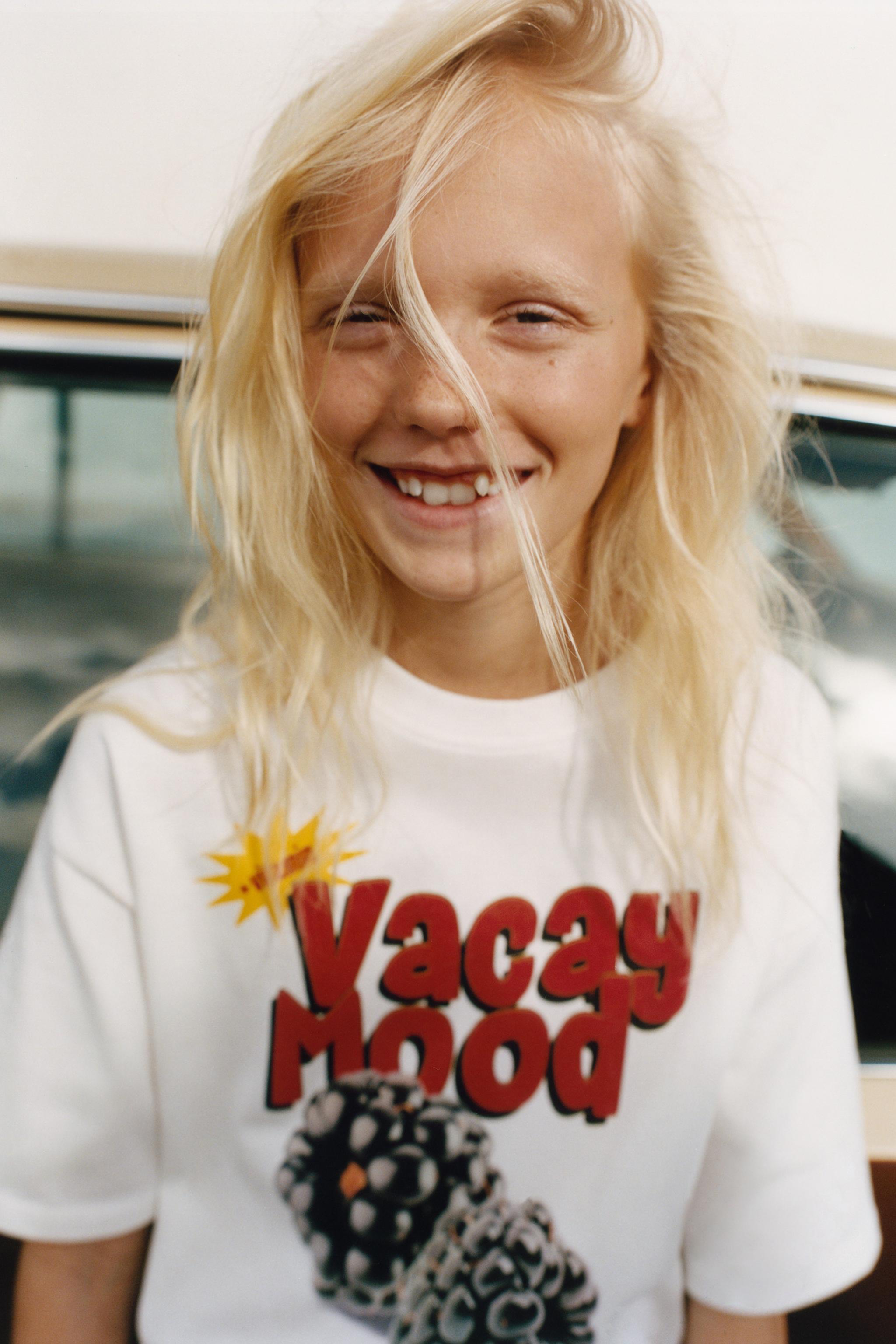 FRUIT PRINT T-SHIRT - White | ZARA United States