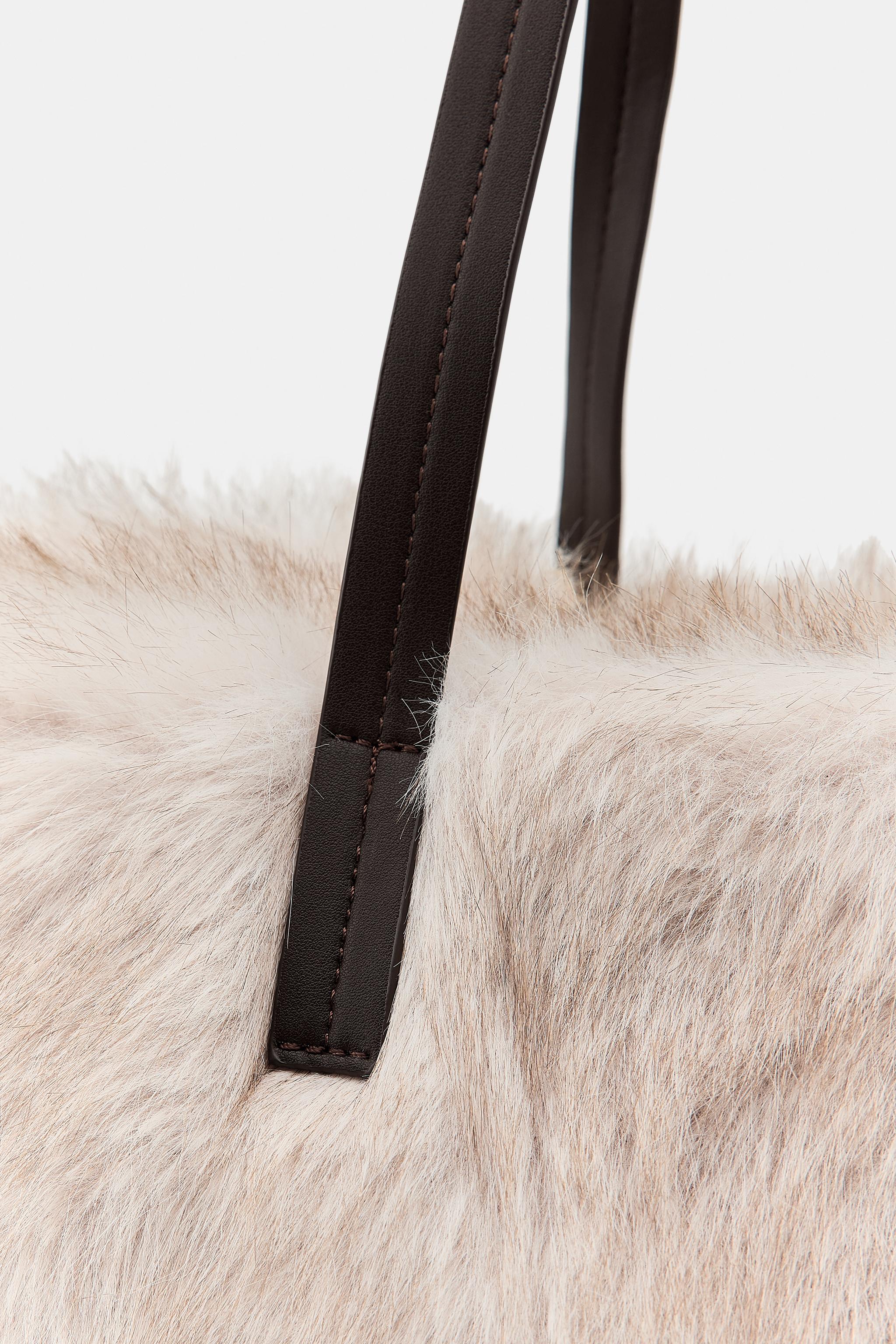 OVERSIZED FAUX FUR BAG