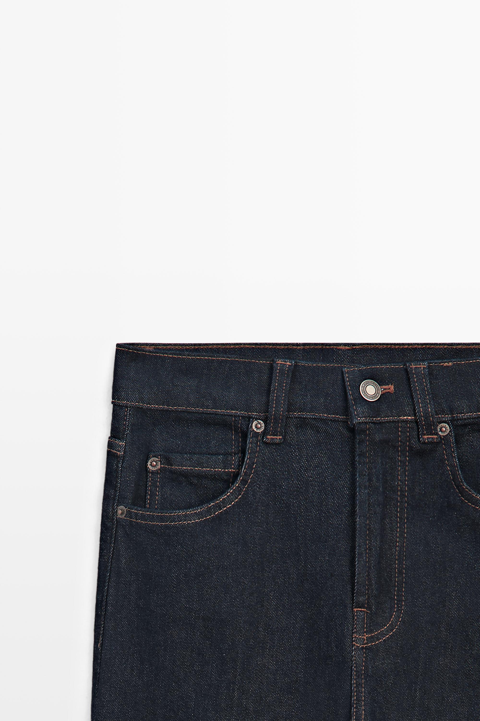 High-waist skinny flare jeans