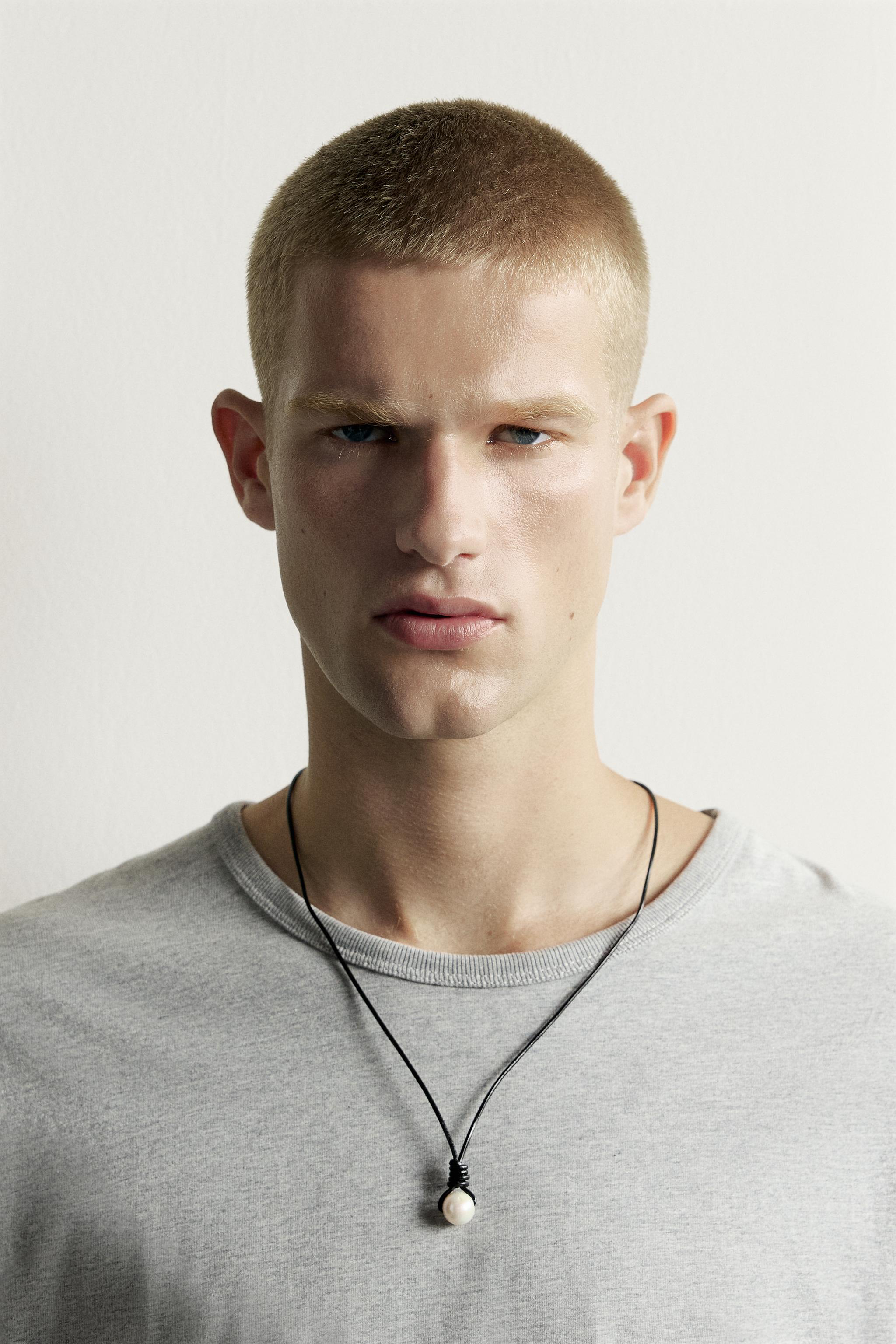 PEARL CORD NECKLACE — Leather