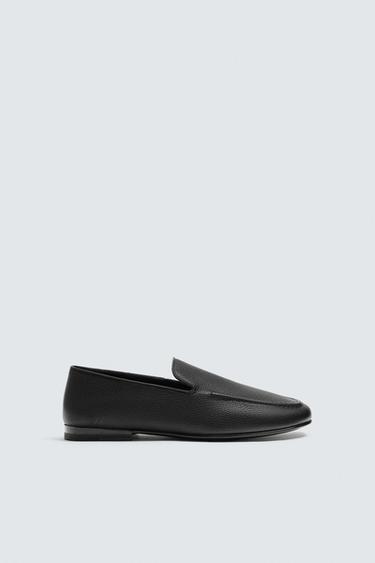 MOCASÍN PIEL - Negro de Zara