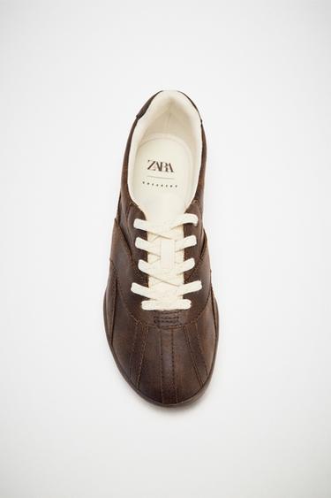 TRAINERS - Brown by Zara