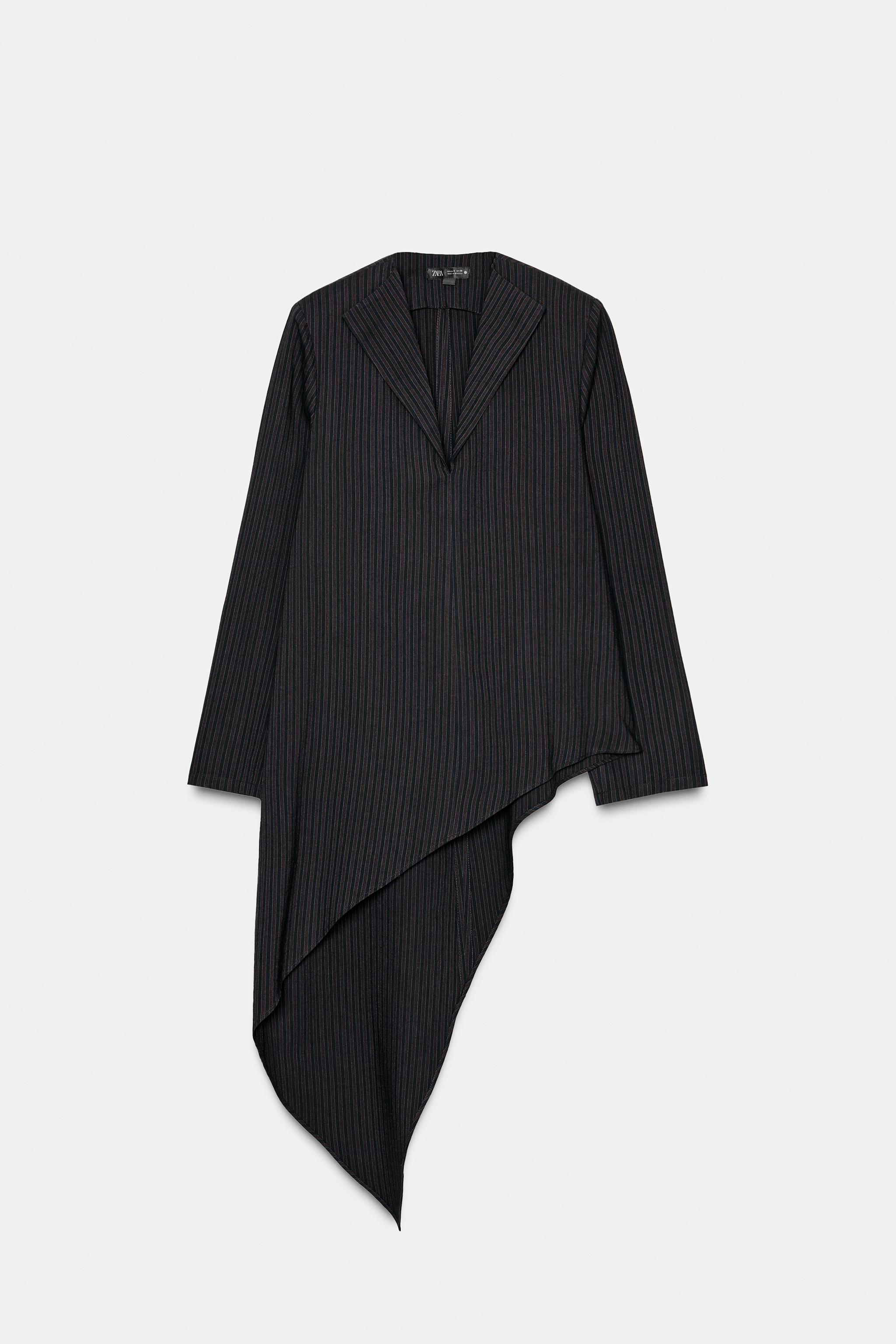 ZW COLLECTION ASYMMETRIC STRIPED TOP