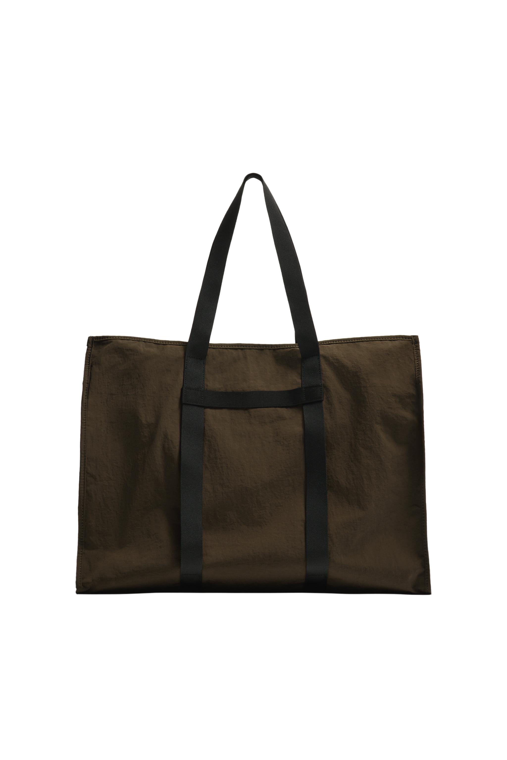 TECHNICAL SHOPPER BAG - Brown | ZARA United States
