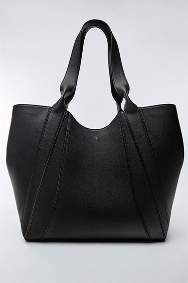 MAXI SHOPPER BAG - Black by Zara