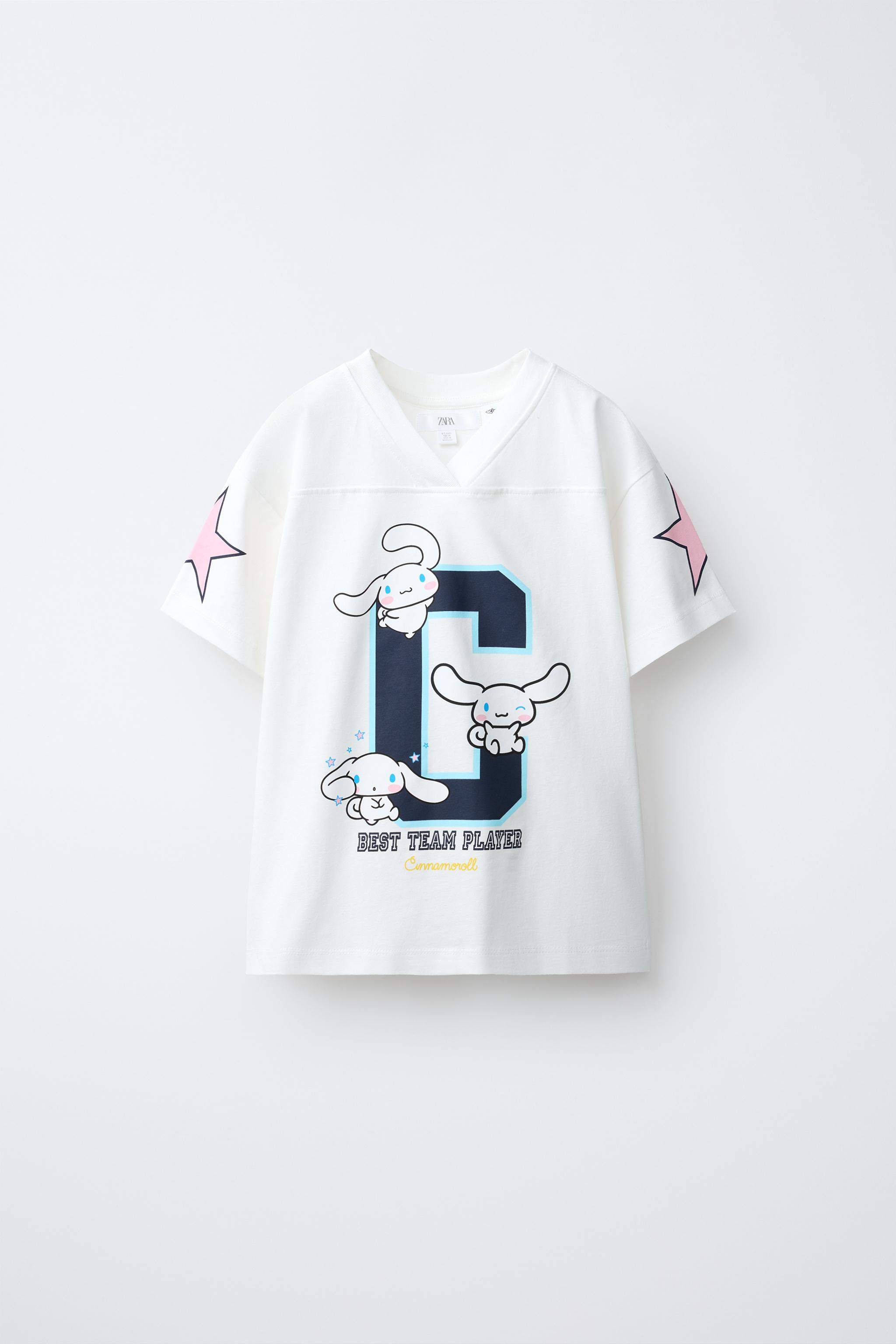 CINNAMOROLL © SANRIO VARSITY T-SHIRT — White