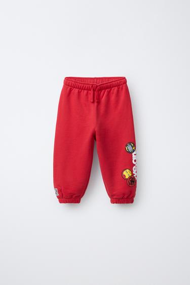 Zara THE AVENGERS © MARVEL JOGGERS - Red