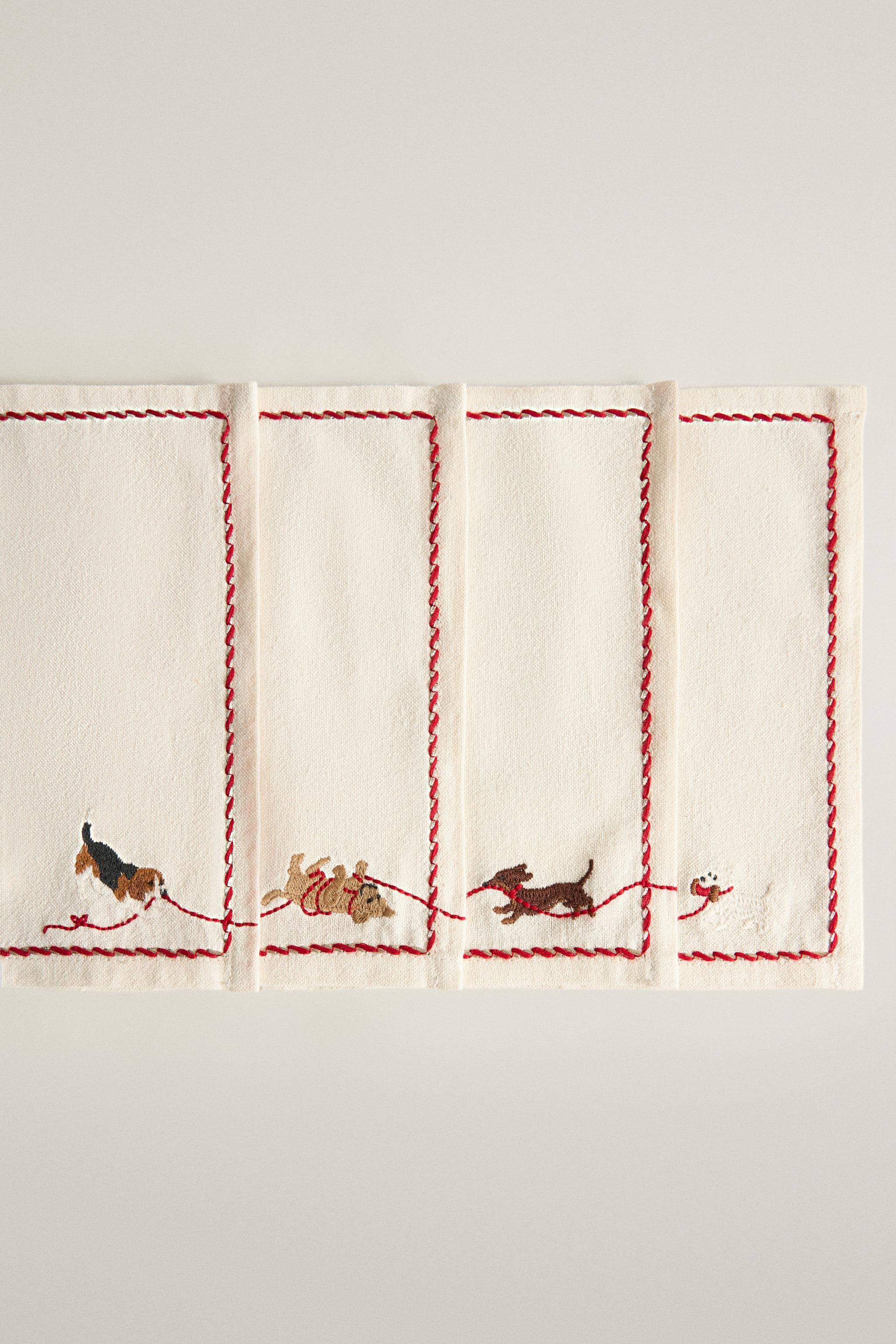 CHRISTMAS COCKTAIL NAPKIN PACK (PACK OF 4)