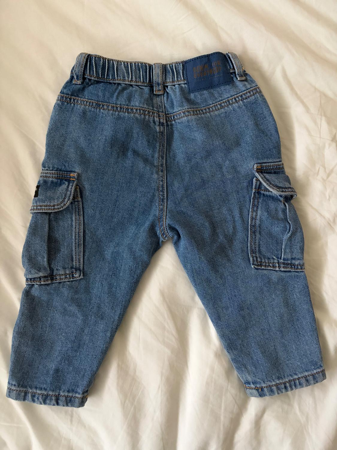 INDIGO CARGO JEANS - Image 3