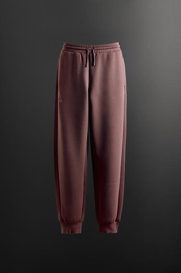 SPORTY JOGGER TROUSERS - GARNET by Zara