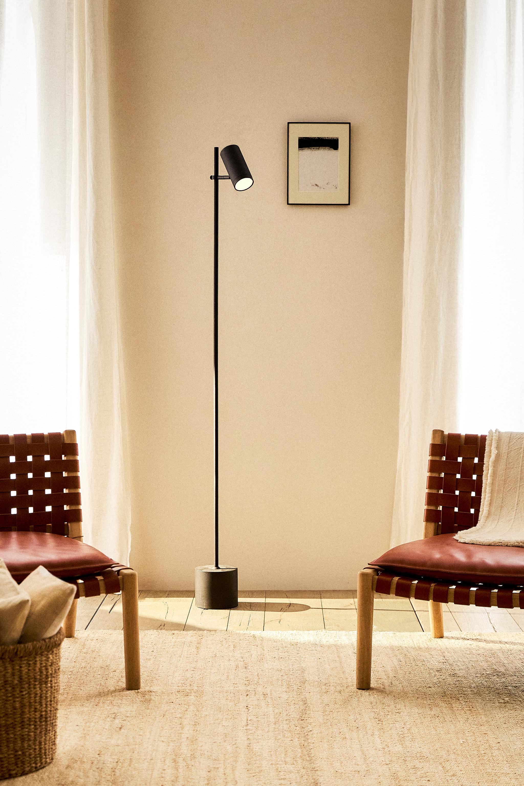 CORDLESS SPOTLIGHT FLOOR LAMP Brown ZARA United States