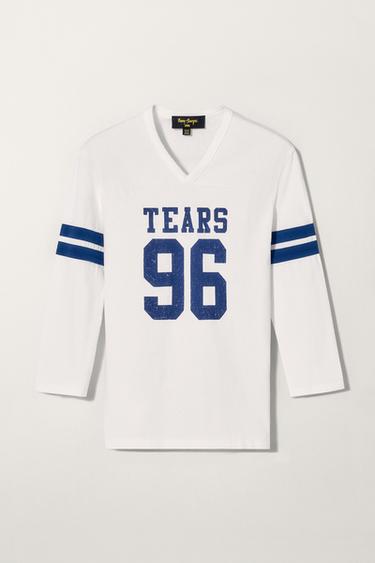 T-SHIRT MIT NUMMER BOBBY GILLESPIE X ZARA - Cremefarben von Zara