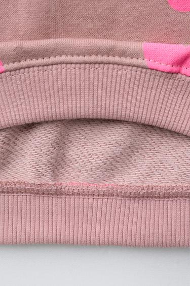 HEART SWEATSHIRT - Beige-pink by Zara - Image 3