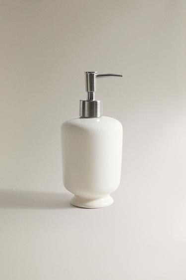 CREAM CERAMIC SOAP DISPENSER - Cream by Zara - Image 0