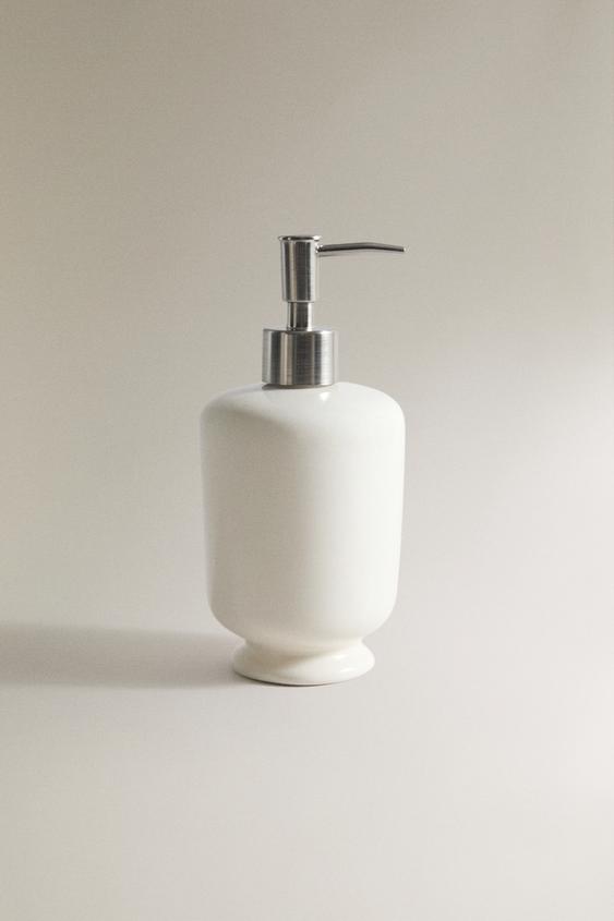CREAM CERAMIC SOAP DISPENSER - Cream by Zara - Image 0