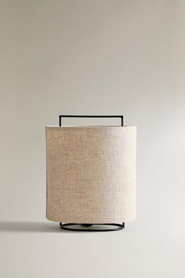 LAMPARA MESA LINO - Beige claro de Zara