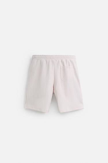 BERMUDA JOGGING STRUCTURÉ - Rose / Lilas de Zara - Image 8