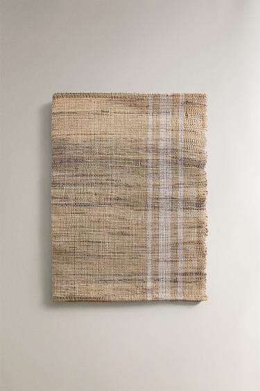 SET DE TABLE RAMIE RAYURES - Beige clair de Zara - Image 1