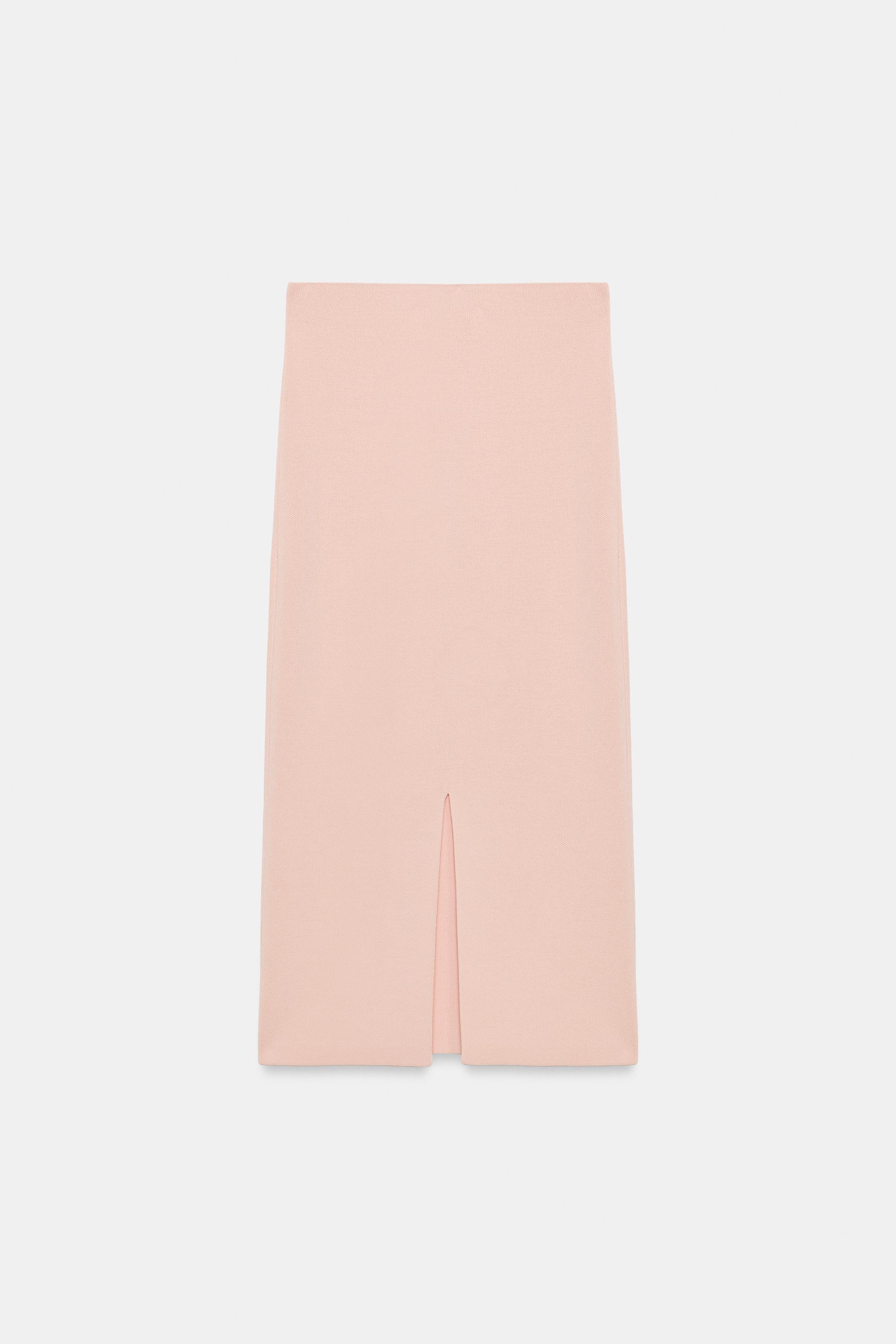KNIT MIDI SKIRT