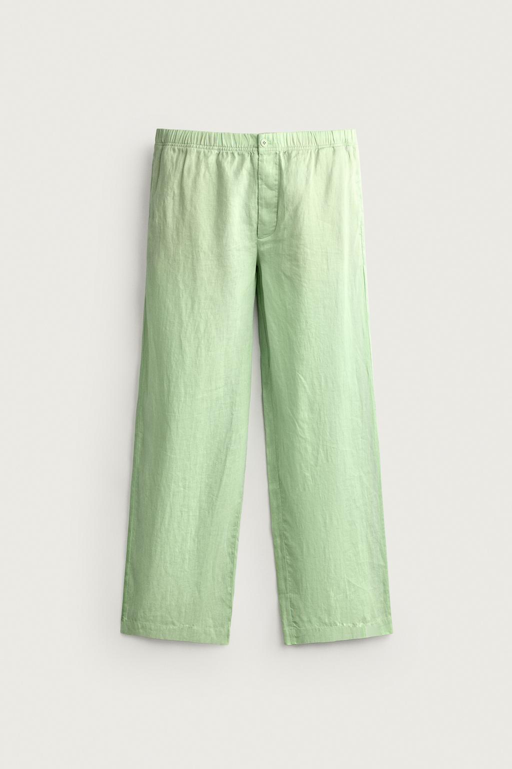 100% LINEN RELAXED FIT TROUSERS